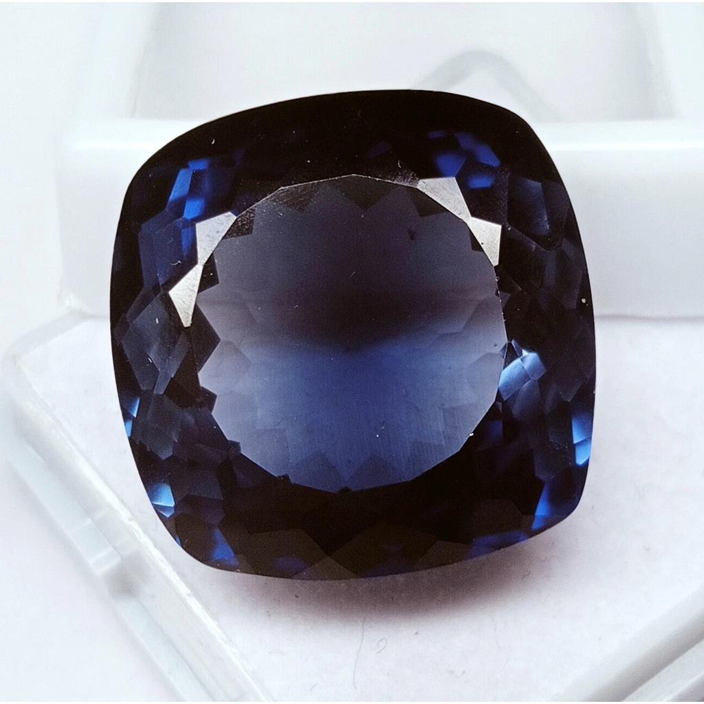 Natural Blue Sapphire 37-39 Ct Cushion Cut Certified Beautiful Loose Gemstone