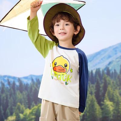 B.Duck Unisex Kids' Long-Sleeve Cotton T-Shirt 6033