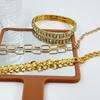 Set di 3 Braccialetti alla Moda Stile Boemo Braccialetto con Zirconi Braccialetto Placcato Oro di Pregio Regalo per Feste Gioielli Regalo di Compleanno