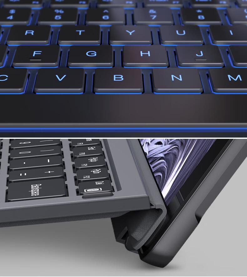 Pro8 Magnetic Colorful Backlit Keyboard for Microsoft Surface Pro 9/10/11X Tablets