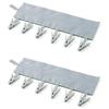 2pcs Portable Cloth Hanger Travel Multifunctional Clothes Drying Racks Household Underwear Socks Storage Clips Save Space