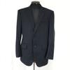 Lini L homme Italian fabric stripe tailored jacket men’s M black autumn winter(USED)