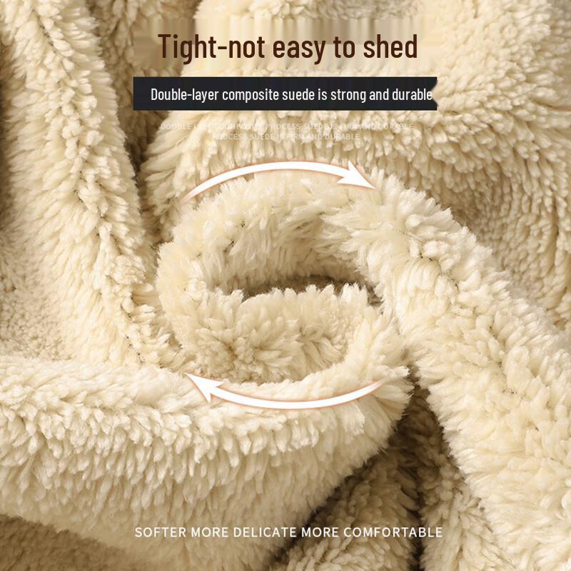 JEANSWEST Men's Winter Warm Lamb Fleece Lined Jogger Pants