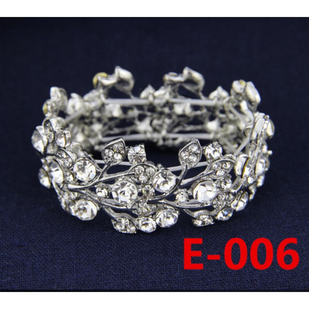 

Hot Sale New European and American Wedding Rhinestone Necklace Earrings Two-piece Jewelry Set Stage Accessories