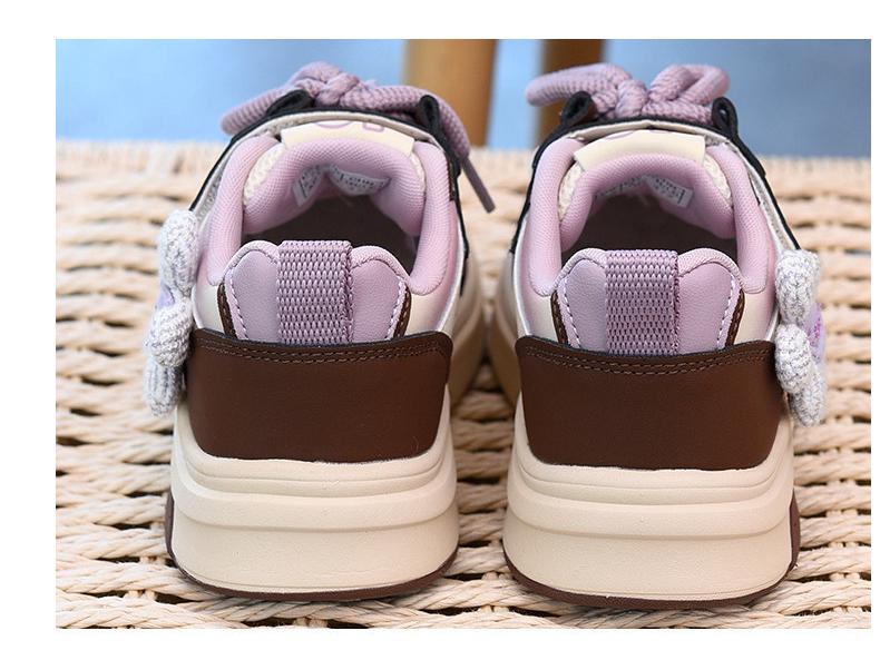 2026 Spring/Autumn Girls' Stylish Low-Top Skate Shoes – Cute, Soft Sole Casual Footwear for Little Girls