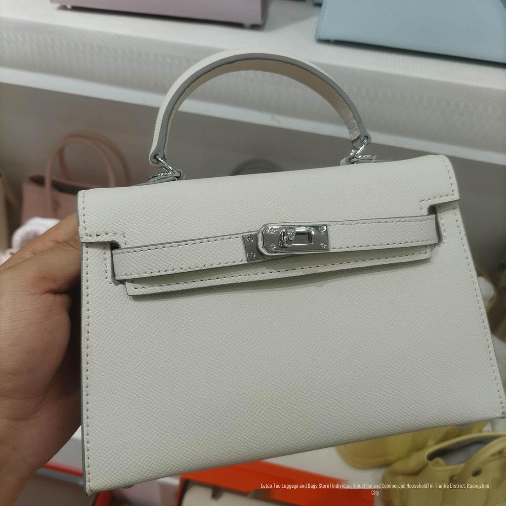 Sac Kelly Impression Paume Deuxième Génération 2026: Nouveau Sac à Main Mini Tote & Bandoulière Haut de Gamme pour Femme