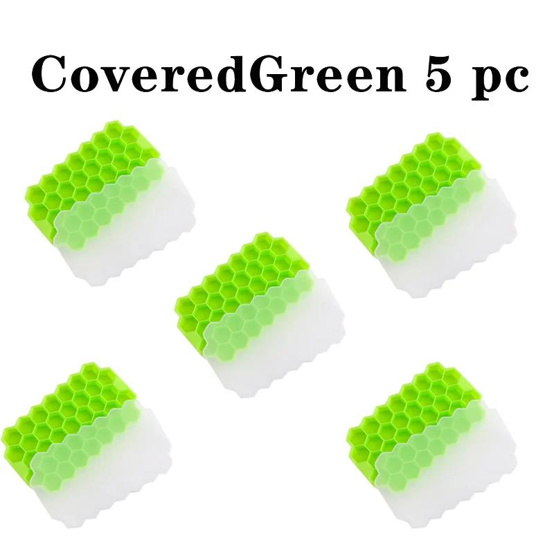 1/2/3/5Pcs Large Capacity Ice Tray Silicone Molds Honeycomb Ice Cube Molds For Chilled Drinks Whiskey Cocktails Food