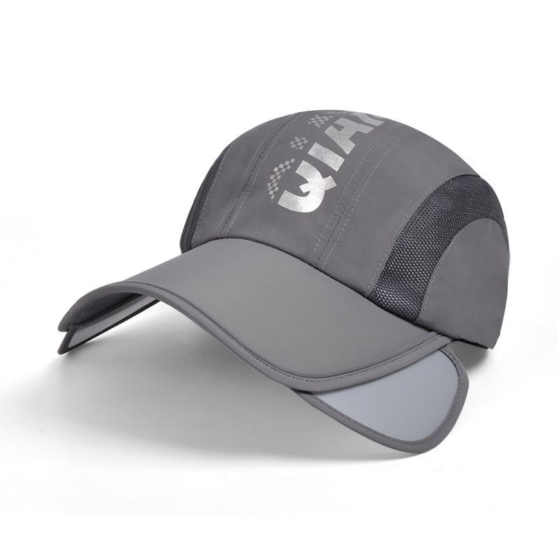 Summer Sun Protection Cap With Retractable Brim For Outdoor Cycling And Casual Wear