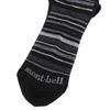 Merino Wool Trekking Socks 1118421 M [Montbell] Men's (Black (BKH) / (24-26cm))
