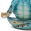 Sea Turtle Meditation Yoga Decor Creative Resin Craft Ornament Meditating Zen Yoga Sea Turtle Statue Coastal Beach Home Office Decorations