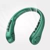 Rechargeable Bladeless Neck-Hanging Portable Mini Fan - Available in Green, White, and Pink.