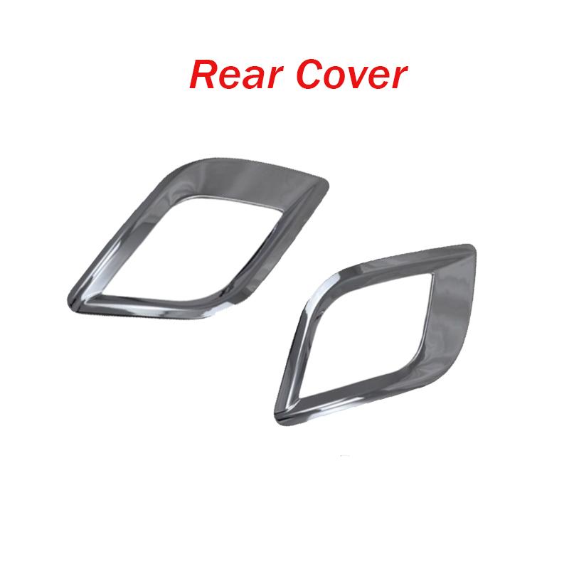 Car Front Rear Fog Light Cover Trim For Vauxhall Opel Mokka For Buick Encore 2013 2014 2015 Chrome Fog Lamp Trim Accessories Rear Cover