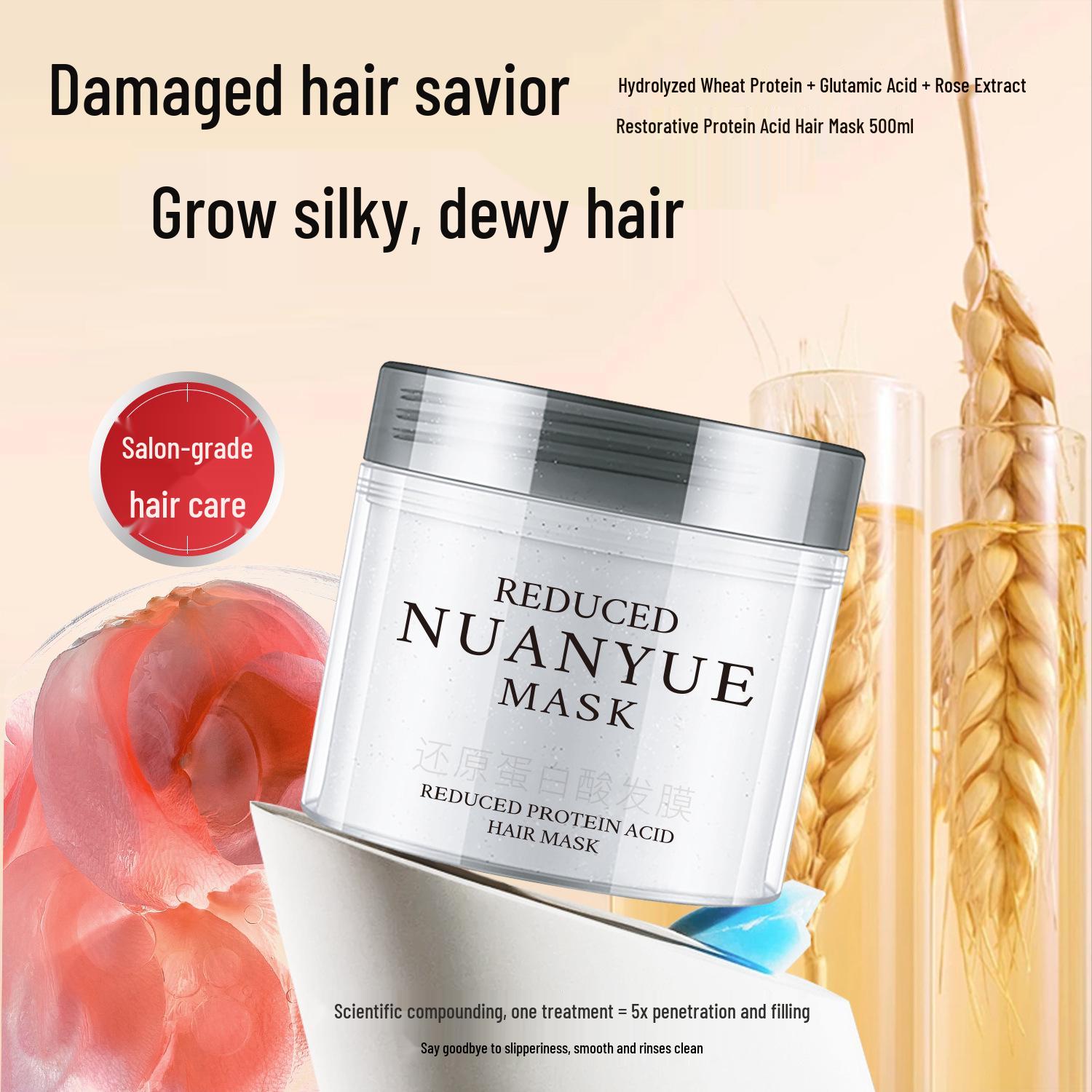 Diamond Quality Multi-Plant Protein Deep Conditioner Mask for Smooth, Shiny, Dry Hair 500ml
