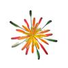 Leuchtender Feuerwerk-Twist-Stick Haarspange DIY-Kit für Neujahrsbouquets und Kopfschmuck Geschenk
