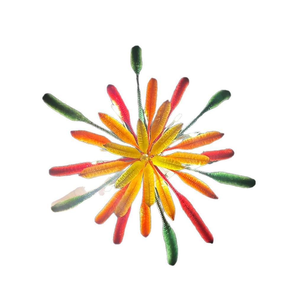 Leuchtender Feuerwerk-Twist-Stick Haarspange DIY-Kit für Neujahrsbouquets und Kopfschmuck Geschenk