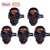 1-10PCS Halloween Horror Skull Mask Creepy Laughing Ghost Face Gold Silver Costume Prop for Party Cosplay Haunted House Decor