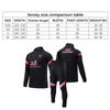 Kids Long Sleeve Sports Gear Paris Soccer Training Jersey Set YSHT Black