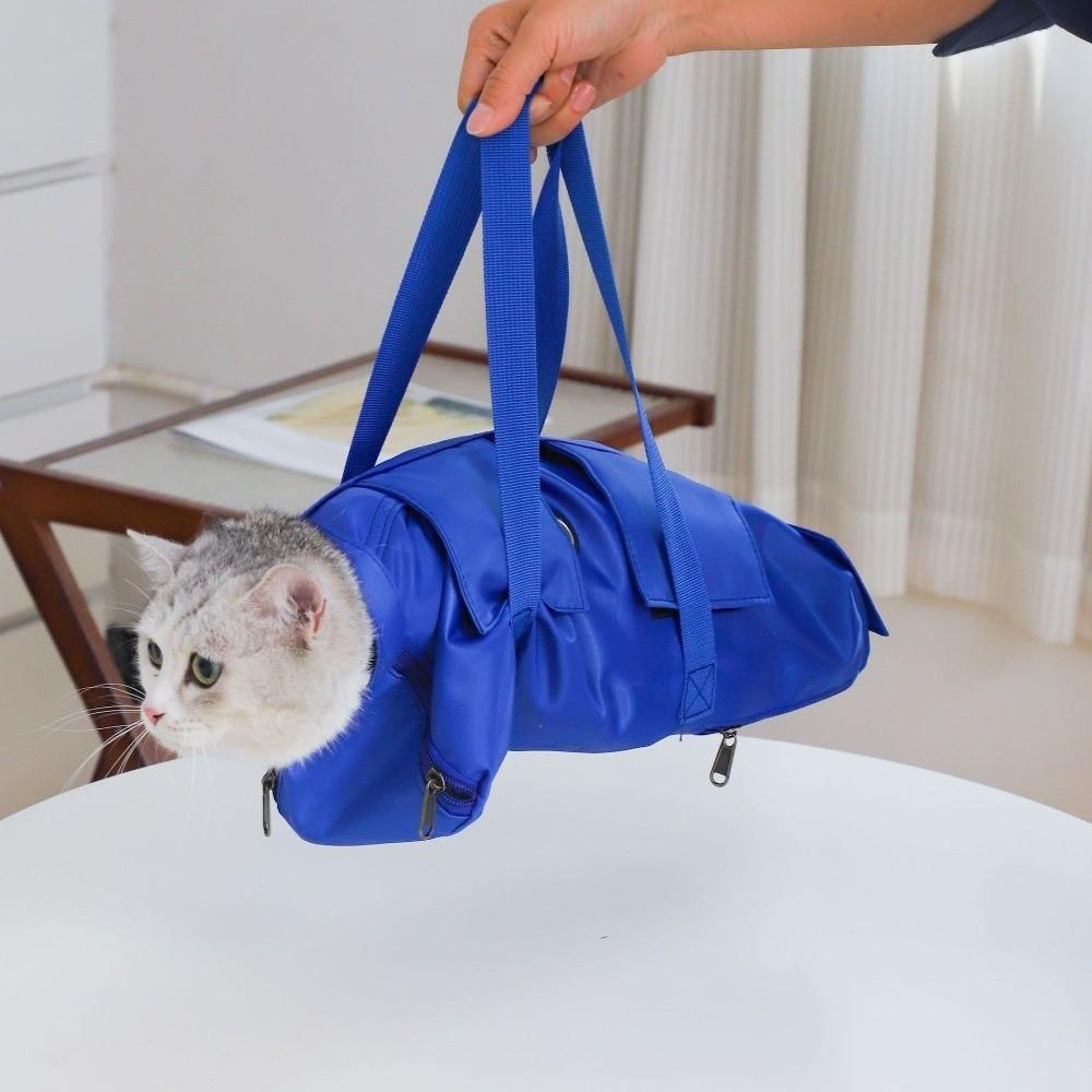 Double Shoulder Pet Travel Bag Breathable Cat Injection Bag Portable Cat Bathing Bag Pet Supplies