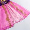 Rapunzel Princess Dress Girl Purple Puff Sleeve Cosplay Tangled Costume Halloween Vestido Kids Birthday Ball Gown Clothes