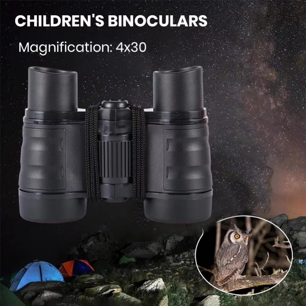 4X30 Magnification Kids Telescope Double Tube Science Education Toy Binocular for Children