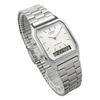 CASIO Ana-Digi Quartz Wristwatch Vintage Series AQ-230A-7DMQ Unisex Dual Time White Overseas Model