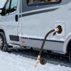 Upgraded RV Water Blow Out Winterizing Kit Sprinkler Winterization Hose With Oil Filled Pressure Gauge Compressor Winterize Adapter Plug, For Camper,