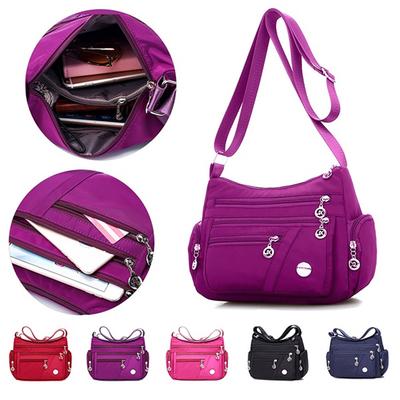 Women Fashion Nylon Messenger Single Shoulder Crossbody Travel Bag Waterproof Bags