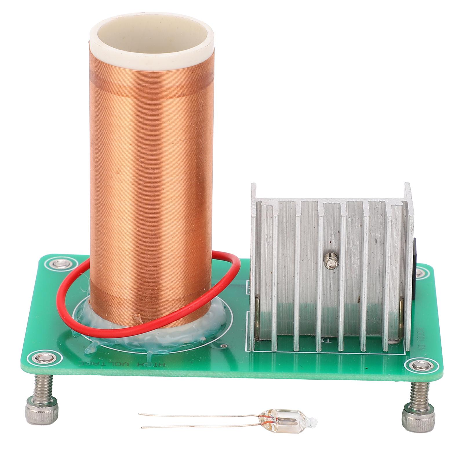 

Music Coil Plasma Speaker Test DIY Wireless Experiment with Light 20W 9‑12V