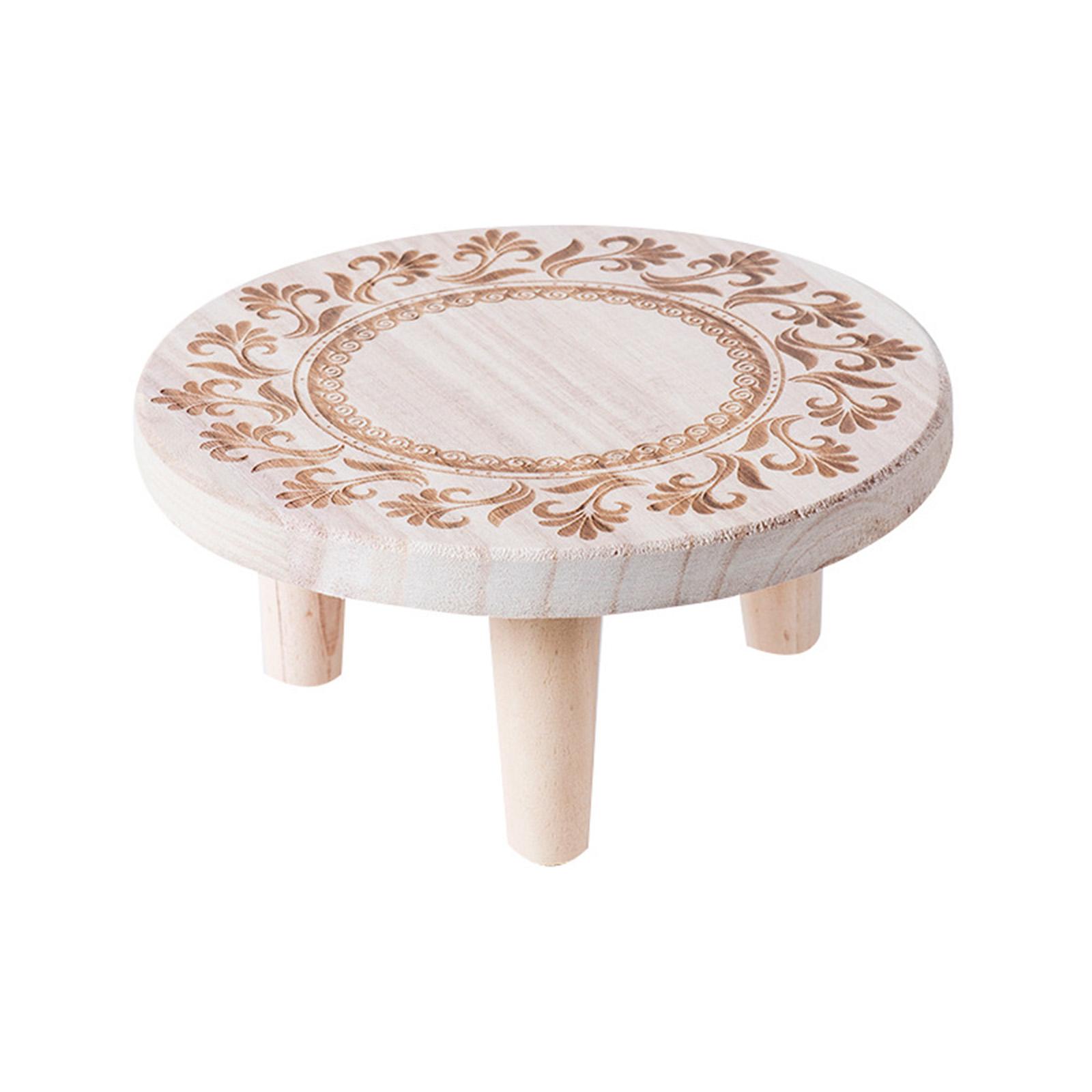 

22cm Mini Planter Stand with Natural Material Suitable for Home Office Desk Decoration