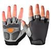 Unisex Breathable Half-Finger Fitness Gloves with Wrist Support and Anti-Slip Grip for Weightlifting and Exercise