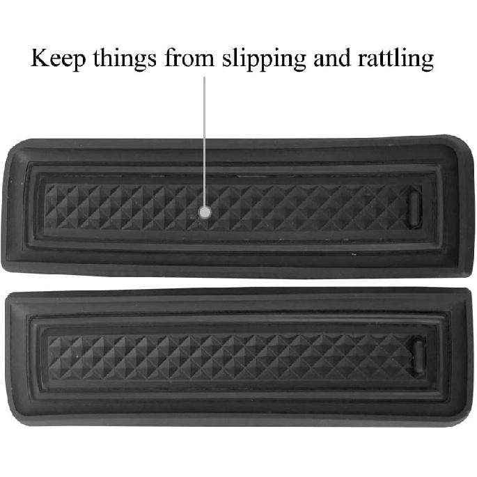 VESUL Front/Rear Row Door Side Storage Box Compatible with Ford Escape 2020-2024 Armrest Phone Container Door Organizer Handle Pocket ABS Tray Insert