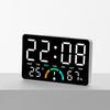 Home Temperature and Humidity LED Electronic Clock, Simple Large Screen Hanging Dual-purpose Clock, Multi-functional Bedside Alarm Clock