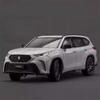 1/24 Toyota Crown KLUGER SUV Alloy Car Model Diecast Metal Toy Off-road Vehicles High Simulation Sound and Light Collectibles Kids Gift