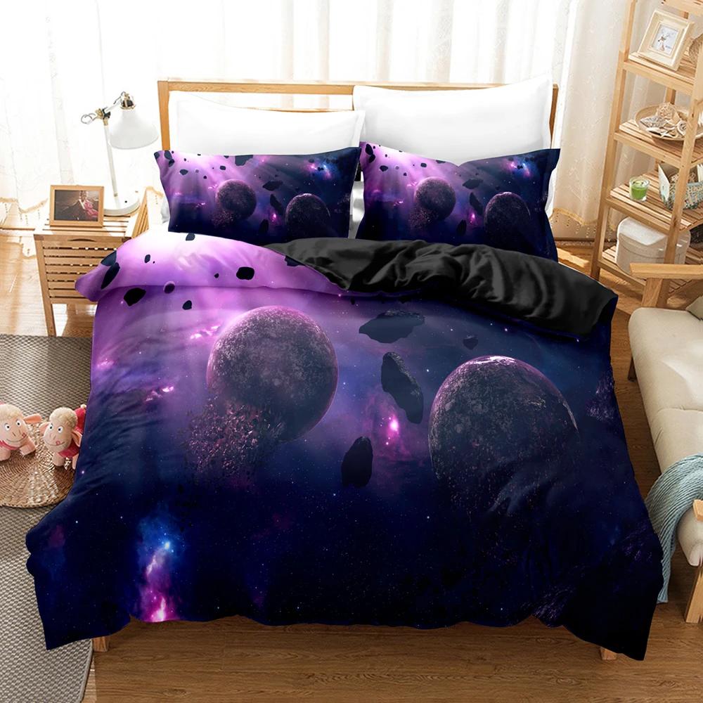 3pcs Dreamcatcher pattern printed bedding set,1 quilt cover+2 pillowcase, suitable for adults bedroom, home decoration