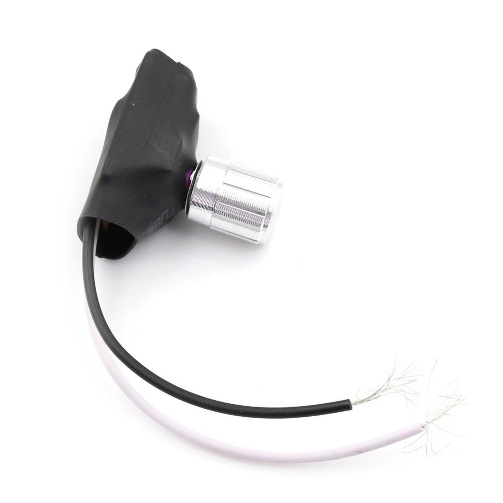 1 Stück 220V 1A/3A Tischlampen-Drehschalter mit vollem Dimmbereich, gold-/silberfarben, 2-Wege, hohe Qualität