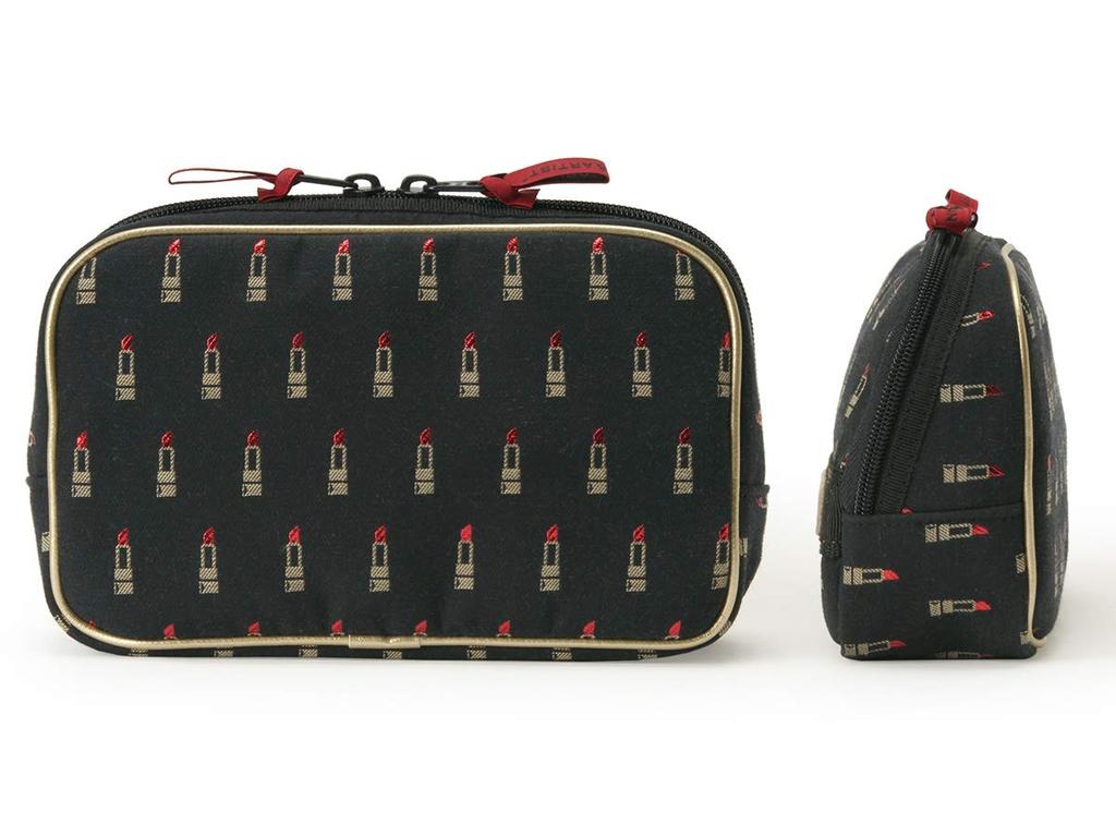 Artisan & Artist Slope Shape Pouch <Valiant Rouge> 8WP-LI110H Black