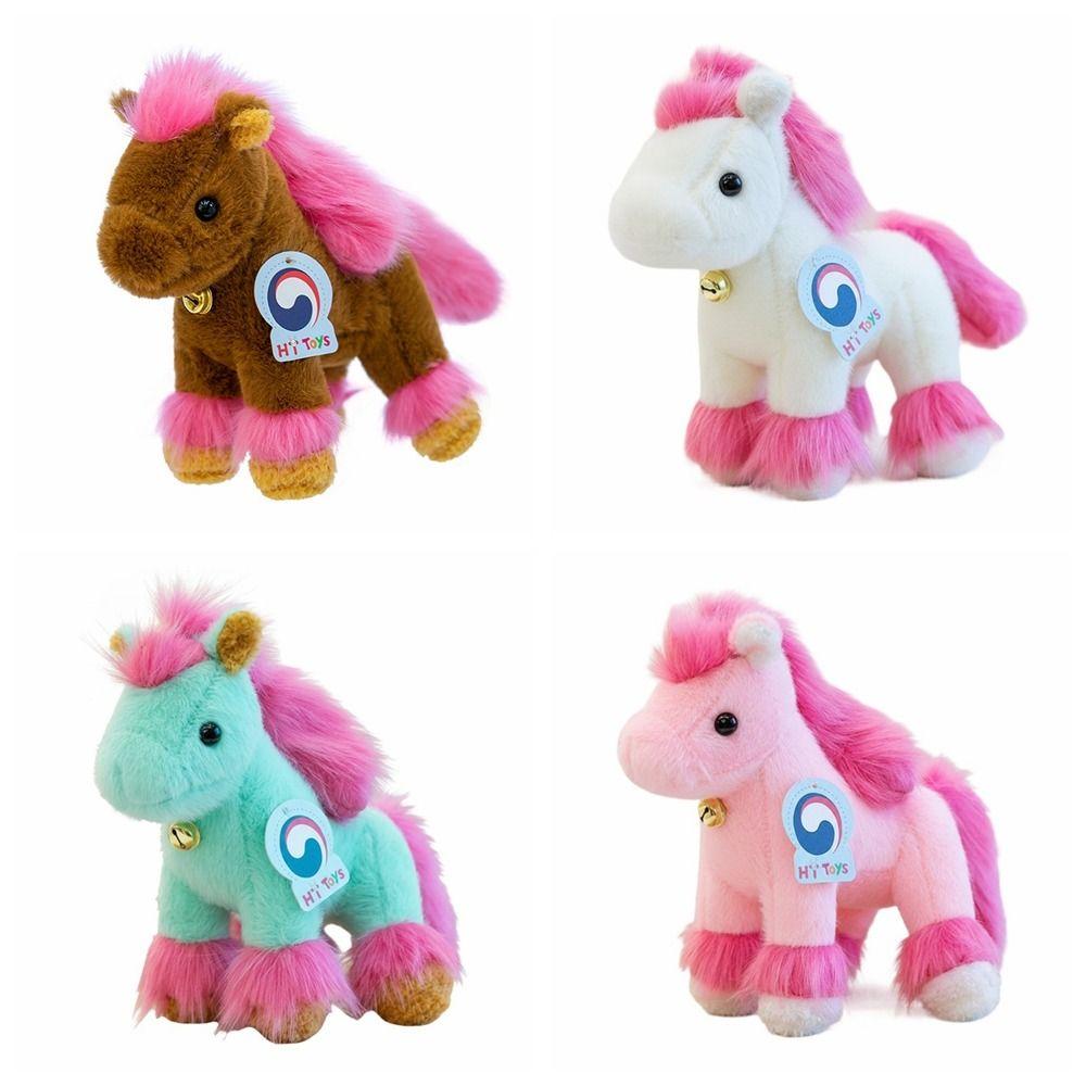 Bell 2026 Horse Plush Doll Mascot Zodiac Pony Figurine Plush Toys Stuffed Horse Toy Festive Decor
