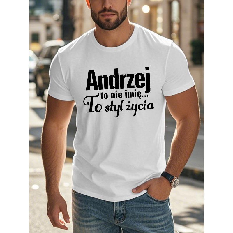 

Мужская футболка большого размера с забавными польскими пословицами, новый летний стиль, круглый вырез, свободный крой, оверсайз, крутая, повседневная и модная S белый