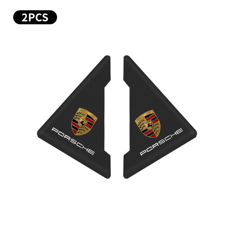 2PCS Car Styling Door Corner Cover Anti-scratch Protector For Porsche GTS Cayenne Cayman Panamera Macan 911 718 928 90