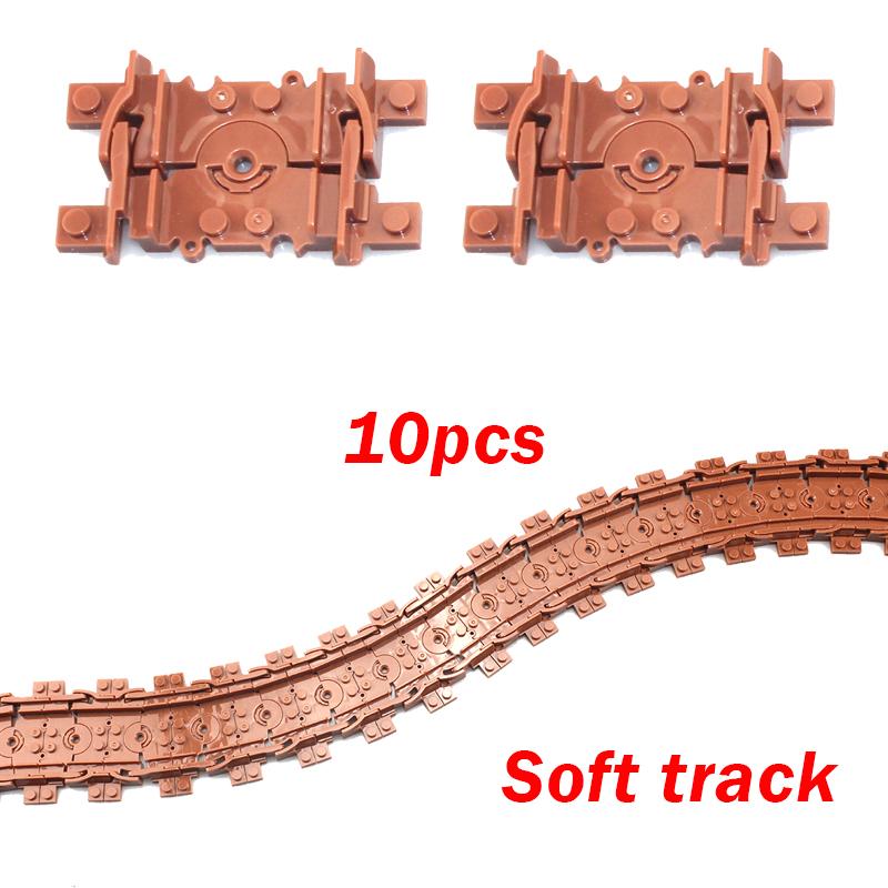 

NEW City Trains Flexible Tracks Plush Straight Curved Rails Change track brown Switch Constructing Block Railways My Own Creation Playthings Perfect