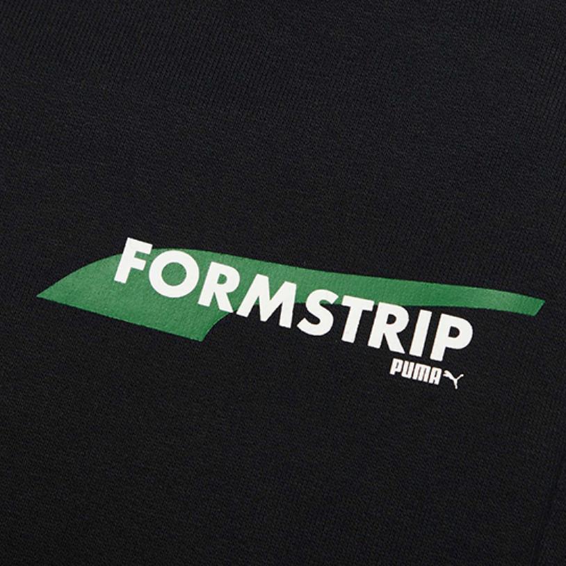 Puma Letter Print Cotton Drawstring Shorts Men Bottoms Black 597479-01