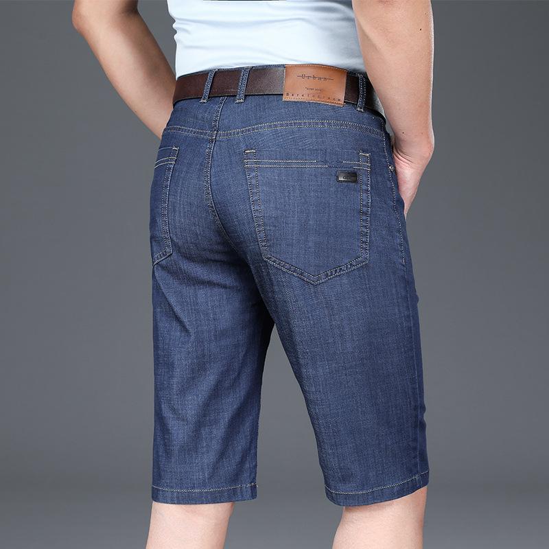 Buy Summer denim shorts men loose 