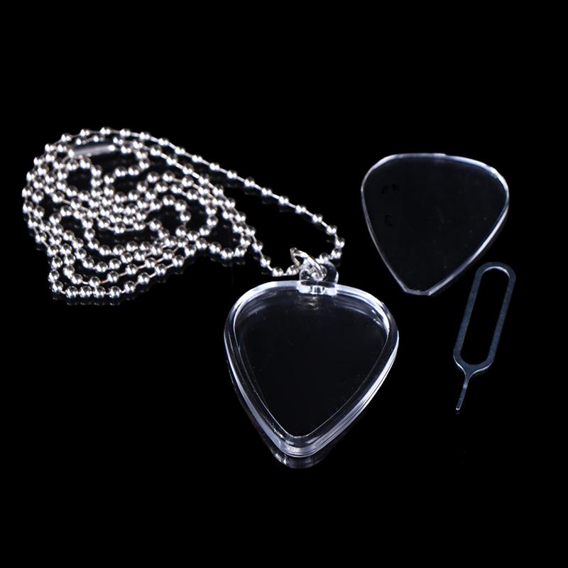 

Хранение гитаристов Коробка для коллекции медиаторов Прозрачный держатель Брелок Сумка Медиаторы в форме сердца Размер Кейс Музыкальные аксессуары