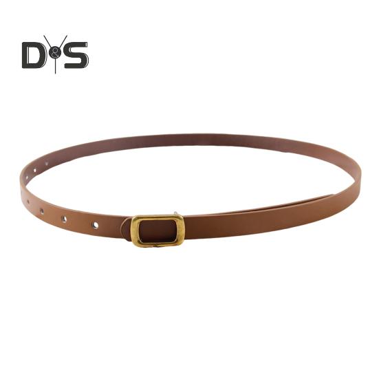 Imitation Leather Women Belt Adjustable Length Retro Style Waist Belt Decorative Jeans Belt Casual Office Parties Wear