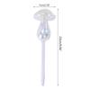 Pack of 3 Glass Plant Self-Watering Bulb Automatic Watering Planter Insert Mushroom Watering Globes Device Potted Plant