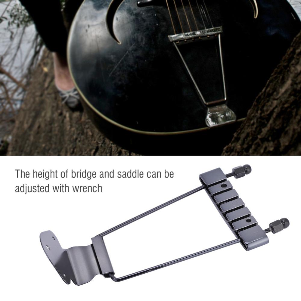 6-Saiten Gitarrenbrücke Saitenhalter Mehrfarbig Gitarrenersatzteile Für Gitarre
