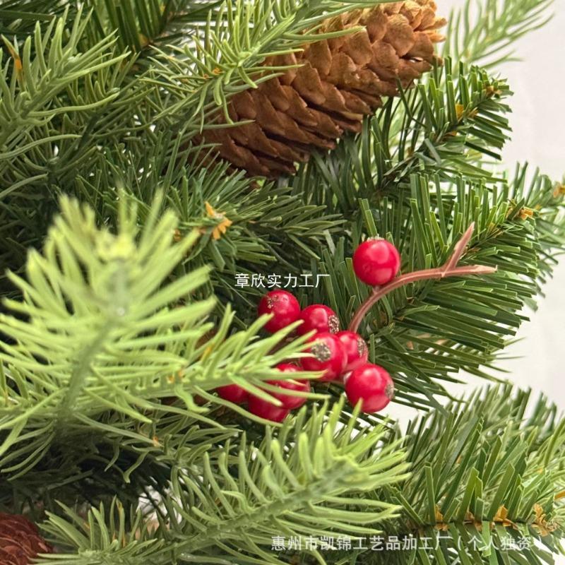 Kai Jin Christmas Decoration Red Fruit Mini Christmas Tree Pine Fruit Berry Home Tabletop Ornament