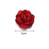 3pcs 5cm Satin Burned Edge Camellia Fabric Artificial Flower For Wedding Party DIY Crafts Clothing Headwear Decor Accessories