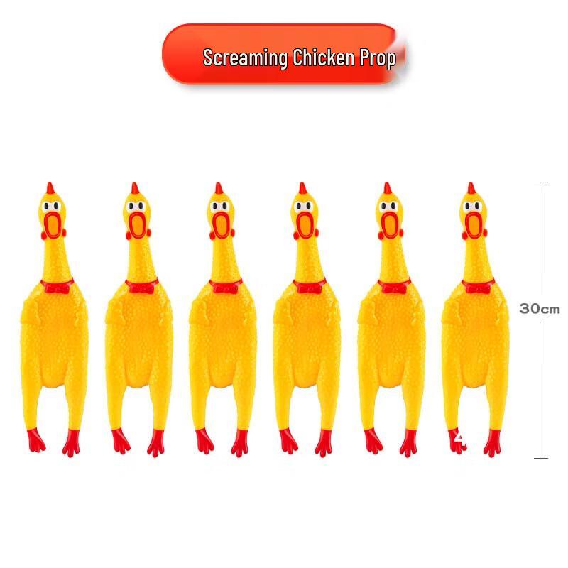 Blindfolded Screaming Chicken Team Game Prop
