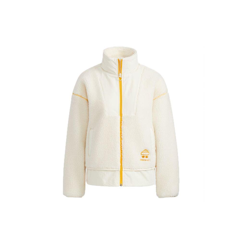 adidas Neo Advantage Sports Fleece Jacket Women Outerwear Off-White HG9034